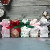 Gift Wrap 10PCS Green Paper Candy Boxes Bag Wedding Box Baby Shower Favors Birthday Party Christmas Supplies Decoration