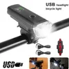 S 2021 Novo bicicleta USB LED LED Bike Light Imper impermeável escalada Lâmpadas de lanterna de lanterna de ciclismo 0202