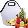 Sublimation Lunch Bags Blanks White Reusable Neoprene Insulated Tote Bag