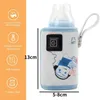 Flaskvärmare sterilisatorer# USB mjölkvatten varmare resvrollare isolerad väska baby ammande värmare säkra barn leveranser för utomhus vintermatning 230202