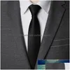 Krawatten Männer Krawatte Reißverschluss Lazy Tie Mode Solide 6 cm Business Für Mann Gravatas Taschentuch Bowtie Herren Hochzeit Hemd Zubehör Dhpro