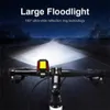 Lichten multifunction 7 modi fietsenlicht 2 xpe LED-fiets koplamp type-c laad USB MTB lamp noodkobben super heldere flitslicht 0202