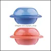 Bowls 1Pc Stainless Steel Cartoon Flying Saucer Mtipurpose Insated Bowl For Home Drop Delivery Garden Kitchen Dining Bar Dinnerware Dh0Wn