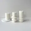 Candles Cylindrical Tall Pillar Candle Molds Ribbed Aesthetic Silicone Mould Geometric Abstract Decorative Striped Soy Wax M275U