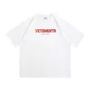 T-shirt da uomo 2021 VTM T-shirt da uomo High Street Fashion T-shirt allentata a maniche corte Top Abbigliamento da uomo G230202