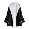 Women's Jackets Cardigan Hooded Fleece Fuzzy Coat With Pockets Zipper Women's Casual Womens