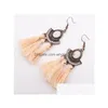 Dangle Chandelier Bohemian Fashion Jewelry Thread Tassel Earrings Vintage Drop Delivery Dh4Kg