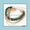 Braccialetti con ciondoli Bracciale rigido Gioielli indiani fatti a mano Braccialetti di nozze Consegna di goccia Dhrnv