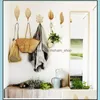 Badkamer planken shees Nordic Metal Leaf Hooks Ins Wind Creative Cloakroom Model Room als je de deur binnenkomt, moet je hangen voor decorat dhfih