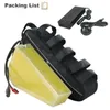 18650 Cell 48V Batteri 36V Ebike Battery Triangle Bag Scooter Battery 15AH 20AH kraftfull Bafang 1000W 750W 500W Batteripaket