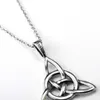 Pendentif Colliers 925 Bijoux En Argent Sterling Collier Vintage Triangle Noeud Pendentif chaîne G230202