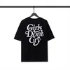 T-shirty męskie 2022 Made Girls Don't Cry T-Shirt Men Men Kobiety Jakość Pure Cotton T-shirt Prosty wszechstronny oddychający komfort krótki rękaw G230202