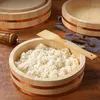 Sushi Tools Piood Hangiri Rice Mixing Tub Wooden Bowl Japanese Oke Including Wood Spoon 230201