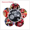 #13 Stetson Bennett IV 2023 College Football Champions Jersey Diamond Badge #19 Brock Bowers vince dooley Playoff Peach Bowl Game Tröjor