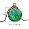 H￤nghalsband mode kristallhalsband med djurm￶nster charm handgjorda unika konstf￥gel vridande fj￤der grossist smycken otjo1