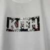 Men's T-Shirts Men Women Daily Casual Oversized Kith T Shirt Top Quality Floral Classic Box KITH TEE Spring Summer Cotton Short Sleeve G230202