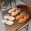 COZULMA enfants filles antidérapant enfants été bout fermé découpes Beash sandales gladiateur chaussures taille 21-30 0202