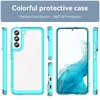 Premium Clear Hybrid Telefle Case na iPhone 15 Pro Max 14 Samsung Galaxy S24 Ultra Plus A55 A35 A15 Google Pixel 8 7a 7 Hard Shell Back Covers