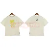 Mens Summer Apricot T Shirt Designer Womens Fashion Print Tees Streetwear Hip Hop Clothing Size S-XL