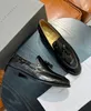 2023 Leer nieuwe herenontwerper luxe echte lederen loafers schoenen ~ tops heren nieuwe designer loafers schoenen EU-maat 38-46