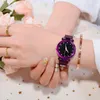 Zegarek lvpai panie gwiaździste niebo zegarek dla kobiet zegarki Top Mesh Rose Gold Relogio Feminino Clock Bayan Kol Saati