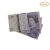 Autres fournitures de fête festives Prop Money Jouets imprimés UK Pound GBP British 50 Copie commémorative Billets en euros pour enfants Noël DhbeuS7MS