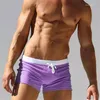Short masculin Sexy plage hommes maillot de bain occasionnel pour hommes gymnase de maillot de bain bancshorts sunga joggers trunks mayo homme masculino