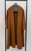 Women Bathrobe MMax Labbro 100% Cashmere blends Water ripple wool With Sashes Long Coats lapel neck Oversized