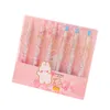 Gel caneta PCs/lote kawaii sakura caneta para escrever fofos 0,5mm Black Tint Giftyery Office Suppliesgel Pensgel