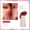 Cream Blush Stick Putty Blusher Makeup Multi-Use Lip And Cheek Tint Lightweight Matte Finish Easy to Blend