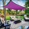 Tapisseries Robuste Extérieur Pare-Soleil Voile Antitraviolet Canopy Tissu Oxford Étanche Mtifunctional Drop Delivery Home Garden Dhjdi