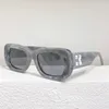 Okulary przeciwsłoneczne 2023 Off Men Wysokiej jakości okulary uliczne UV400 na zewnątrz Kobiety białe okulary przeciwsłoneczne