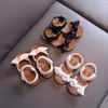 Sandali Casual con nodo a farfalla antiscivolo Morbide scarpe da bambino per bambini Estate Sandali da spiaggia aperti da principessa per bambini piccoli