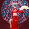 Scenkläder kinesisk wawa pan gu ying hua stil peking opera tematisk pografdräkt gravid mamma hanfu för kvinnor