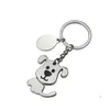 Key Rings Cartoon Chain Dog Dierhanger Keychain Keyring voor auto Fashion Men Women Girl Cute Pet Ring Ring Holder Accessoires Sieraden Dh6ec