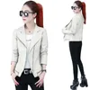 Women's Jackets Spring And Autumn Women's Leather Coat Short Jacket Slim Fit Large Size Top