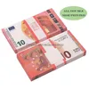 Autres fournitures de fête de fête Jeux en gros Argent Prop Copie Dollar canadien CAD Billets de banque Papier Faux Euros Film Props Drop Deliv Dhw1SSIY8