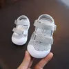 Babymeisjes jongens zomer baby peuter non-slip ademende kinderen strandschoenen kinderen sandalen 0202