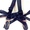 Giarrettiere (1 lotto 10 paia) Moda sexy Harajuku Cintura fatta a mano Clip in metallo Gamba elastica Bowknot Calze Reggicalze