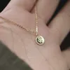 Kolye Kolye Morivovog 925 Sterling Gümüş Fransız Gül Çiçeği Kolye Kıdalı KIZLARDA Yuvarlak Chic 14K Gold Basit Kolye Doğum Gün Mücevher G230202