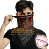 MZZ140 3D Skull Ghost Balaclava Motorcycle Face Mask Cover Neck Gaiter Tube Scarf Moto Motorbike Bandana Head Guard Headband Men