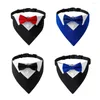 Hondenauto-covers Bow Tie kraag Tuxedo Bandana Verstelbare formele puppy driehoek nekkleding voor bruiloft jurk-up cosplay feest
