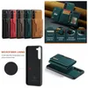 DG.MING Business Leather Cases For Samsung A53 A33 A23 A13 4G 5G A32 A22 A12 S23 Plus S22 Ultra S21 FE Note 20 2in1 Wallet Pack Card Slot Pocket Holder Stand Pouch Phone Bags