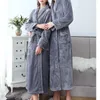 Women's Sleepwear Night Shirt Cotton Adult Home Wear Flannel Nightgown Long Coral Velvet Bathrobe Sweatsuit Outfit