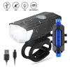 s LED vélo phare avant feu arrière USB Rechargeable feu arrière lampe de poche vélo lumière vélo accessoires 0202