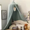 Berceau Filet Bébé Moustique pour Filles Princesse Hung Dôme Literie Lit À Baldaquin Tente Rideau Chambre Décor 230202