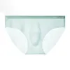 Onderbroek ijs zijde naadloze heren ondergoed briefs zomer transparante ultra dunne sexy ademende snel drogende shorts