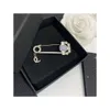 Avec Box Luxury Brooches Diamond Brooch Vêtements Allmatch Fashion Silver Designers Pins Accessoires9084329