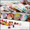 Candles 100Pcs/Bag Vintage Octagon Seal Wax Grain Fire Paint Stamp Envelope Diy Wedding Birthday Party Invitation Postcard Stampseal Dhjk2