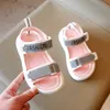 2022 Zomer voor kinderen jongens openen teen zacht lichtgewicht anti-slip strandmeisje schoenen peuter sandalen 0202